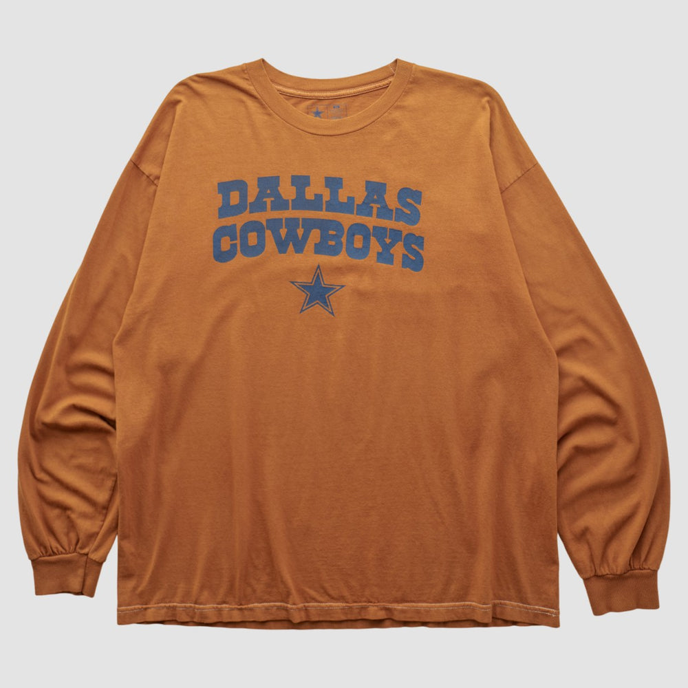 Fanatics Dallas Cowboys 2000s Long Sleeve T-shirt Orange Vintage