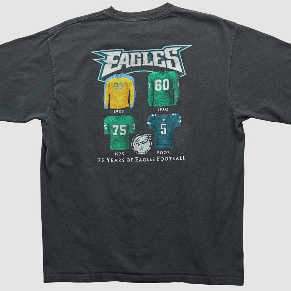 Fanatics Philadelphia Eagles Realtree 2007 T-shirt Charcoal Vintage
