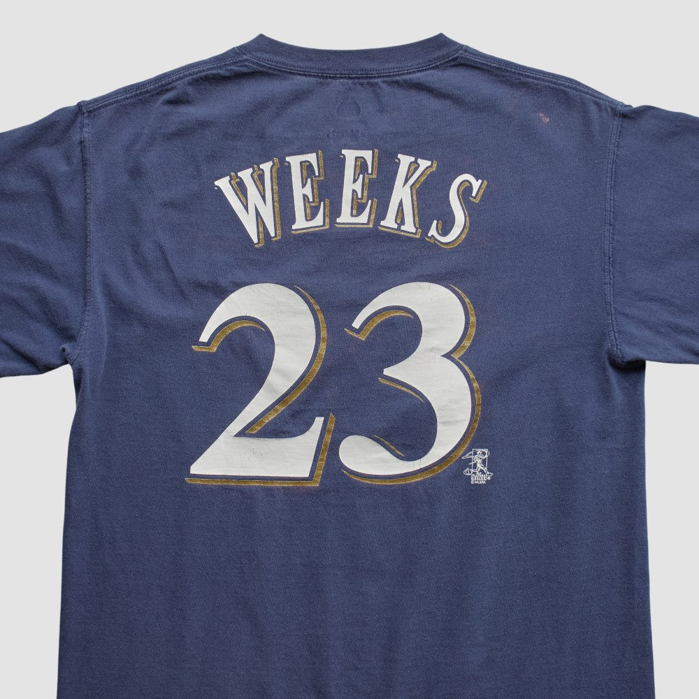 Milwaukee Brewers Majestic 2000s T-shirt - Navy - Vintage - Fanatics on Sale