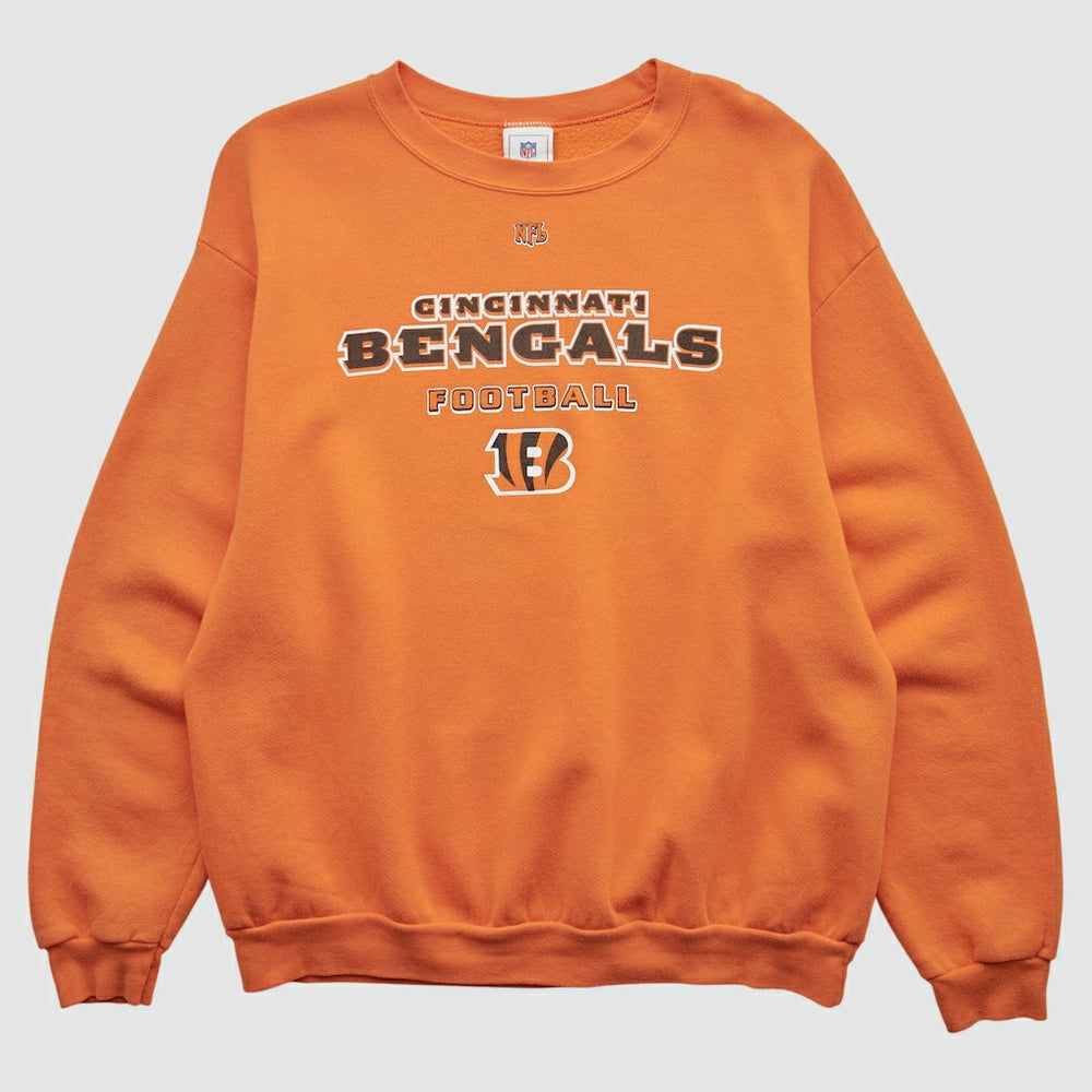 Fanatics Cincinnati Bengals NFL 2000s Pullover Sweatshirt Orange Vintage
