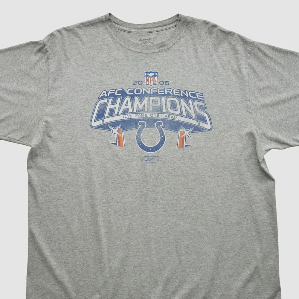 Fanatics Indianapolis Colts Reebok 2006 T-shirt Heather Gray Vintage