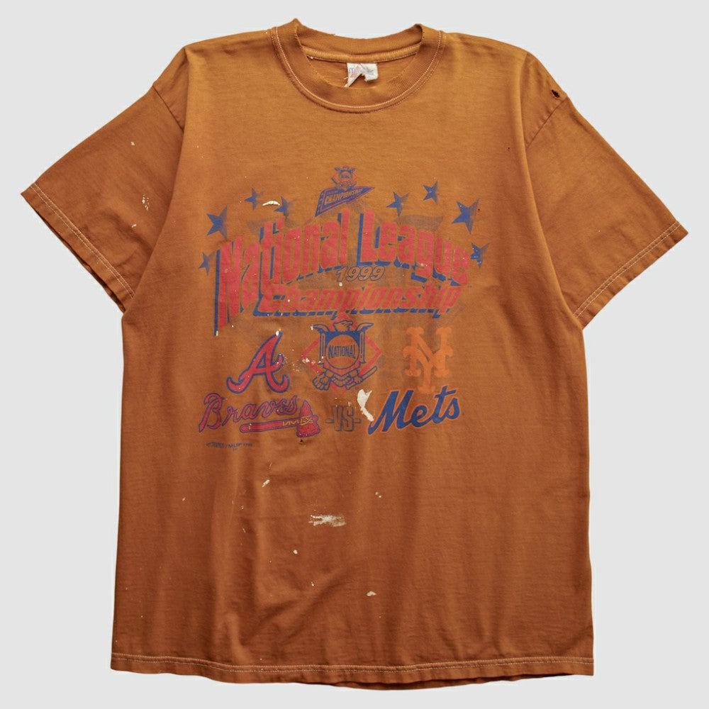 MLB National League Championship Majestic 1999 T-shirt - Orange - Vintage - Fanatics Discount