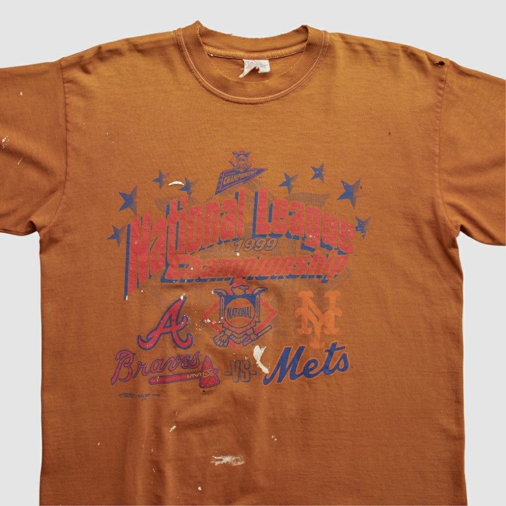 MLB National League Championship Majestic 1999 T-shirt - Orange - Vintage - Fanatics Discount