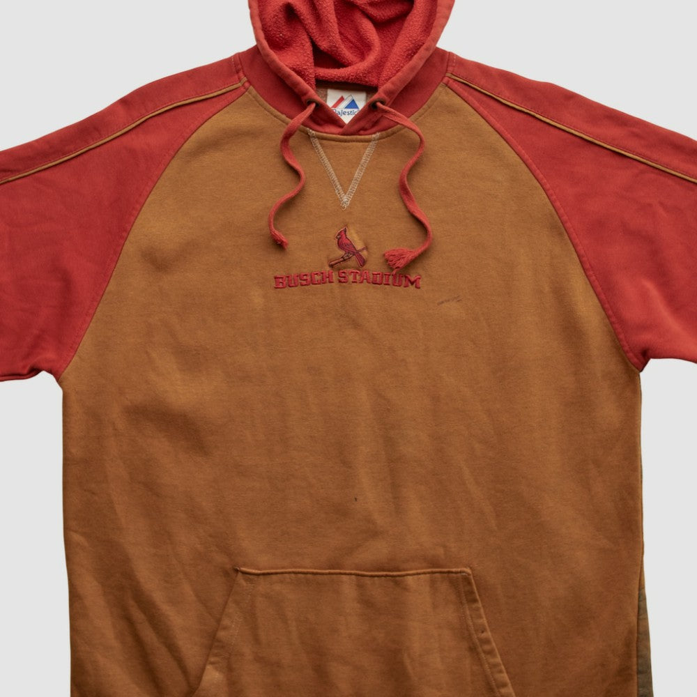 St. Louis Cardinals Majestic 2010s Hooded Pullover Sweatshirt - Brown - Vintage - Fanatics Lifestyle