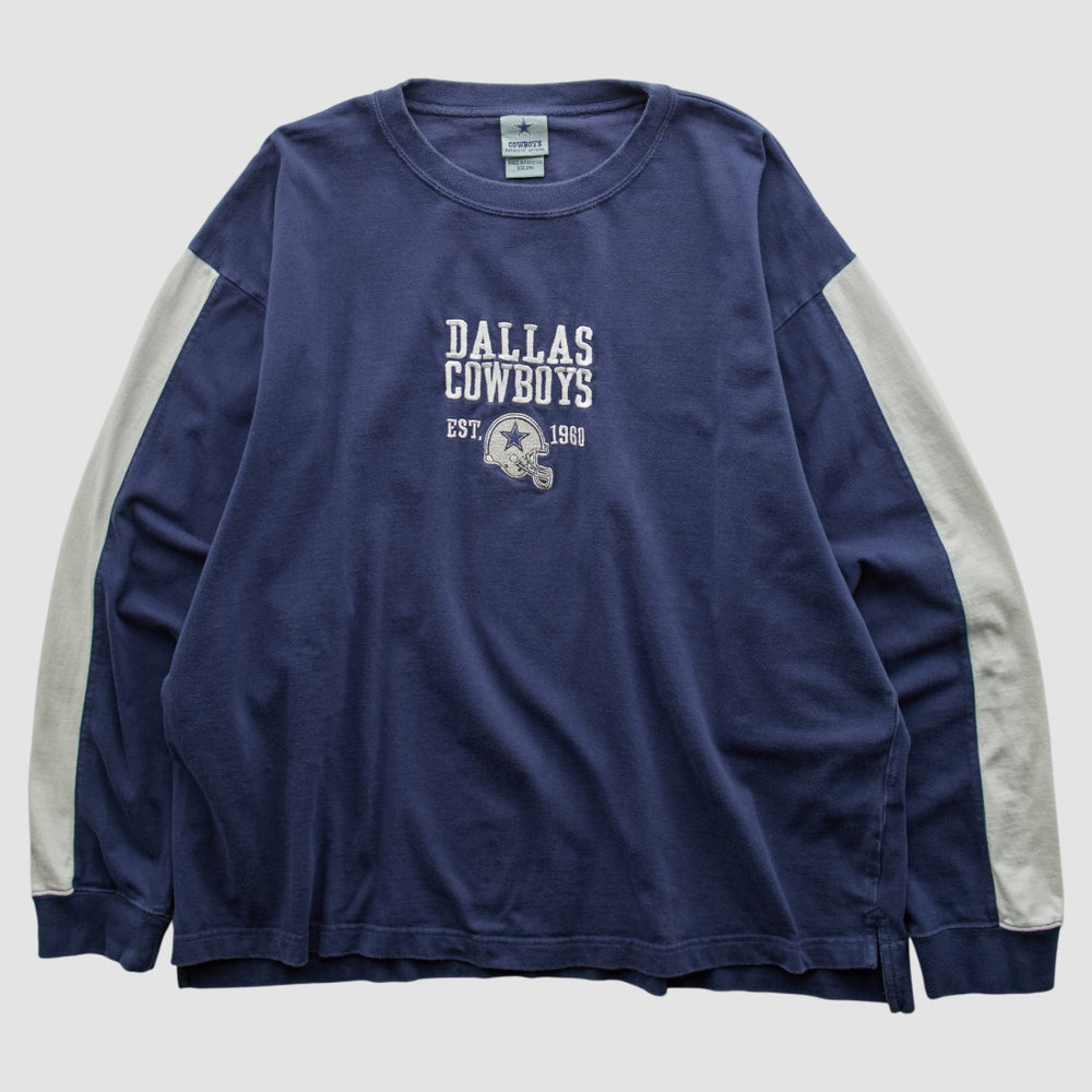 Fanatics Dallas Cowboys 2000s Long Sleeve T-shirt Navy Vintage