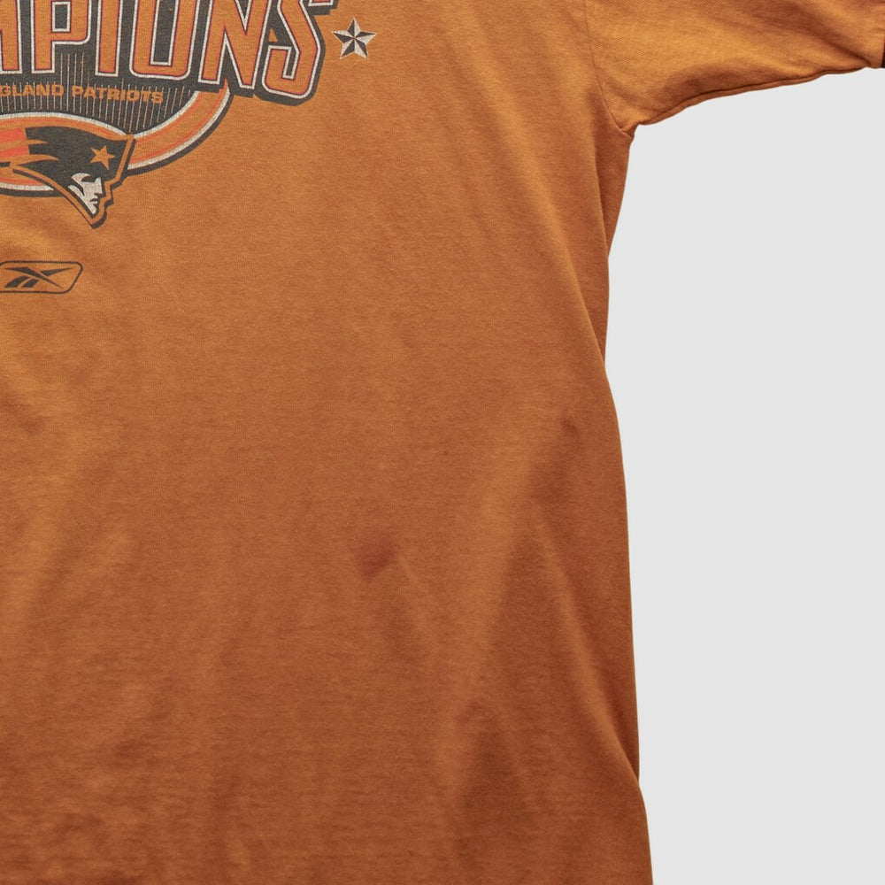 Fanatics New England Patriots Reebok 2004 T-shirt Orange Vintage