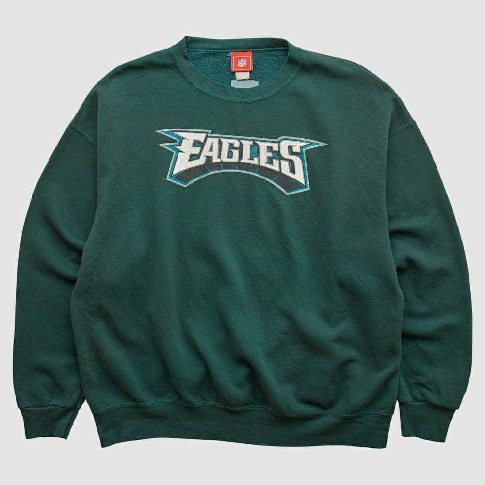 Fanatics Philadelphia Eagles NFL 2000s Pullover Sweatshirt Green Vintage
