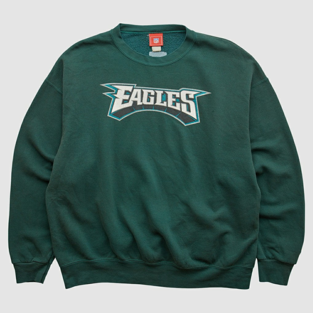 Fanatics Philadelphia Eagles NFL 2000s Pullover Sweatshirt Green Vintage