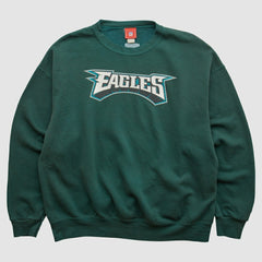 Fanatics Philadelphia Eagles NFL 2000s Pullover Sweatshirt Green Vintage