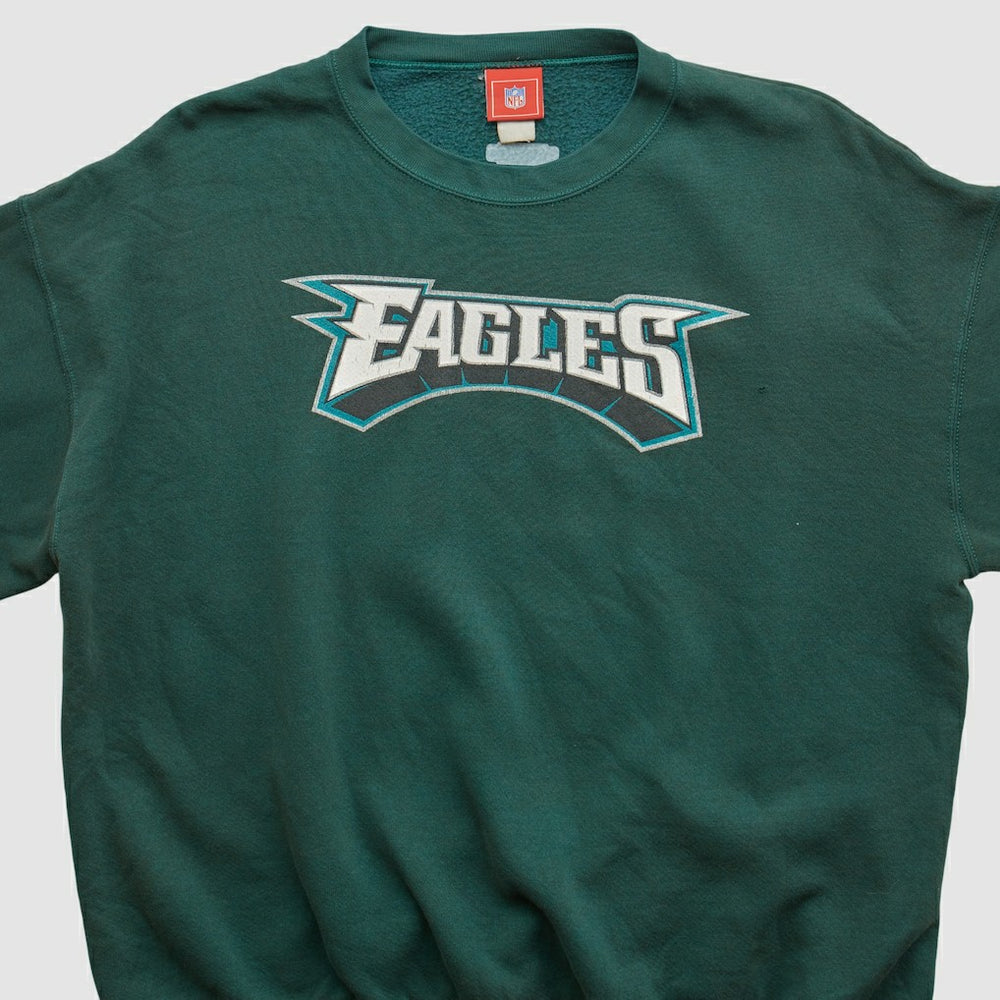 Fanatics Philadelphia Eagles NFL 2000s Pullover Sweatshirt Green Vintage