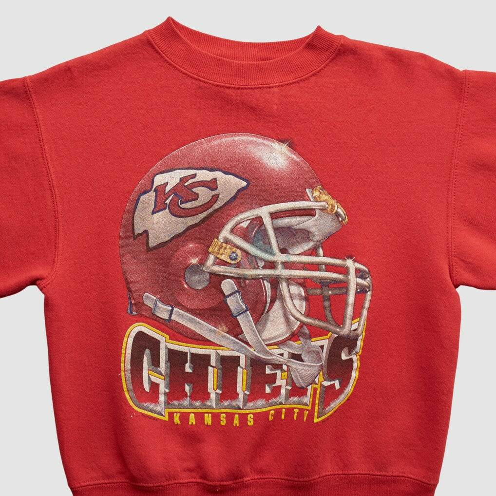Fanatics Kansas City Chiefs Lee Apparel 90s Pullover Sweatshirt Red Vintage