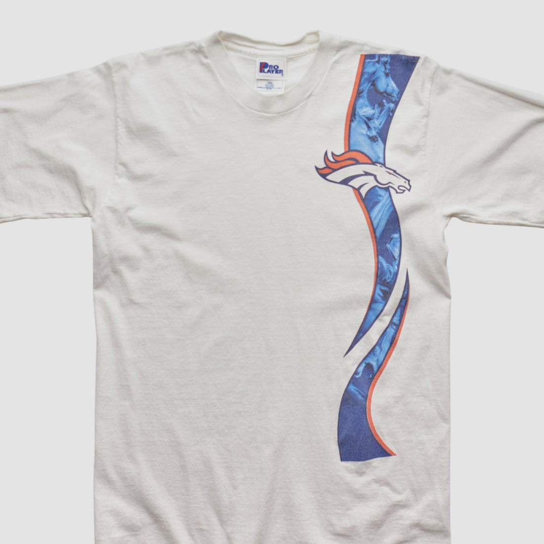 Fanatics Denver Broncos Pro Player 90s T-shirt White Vintage
