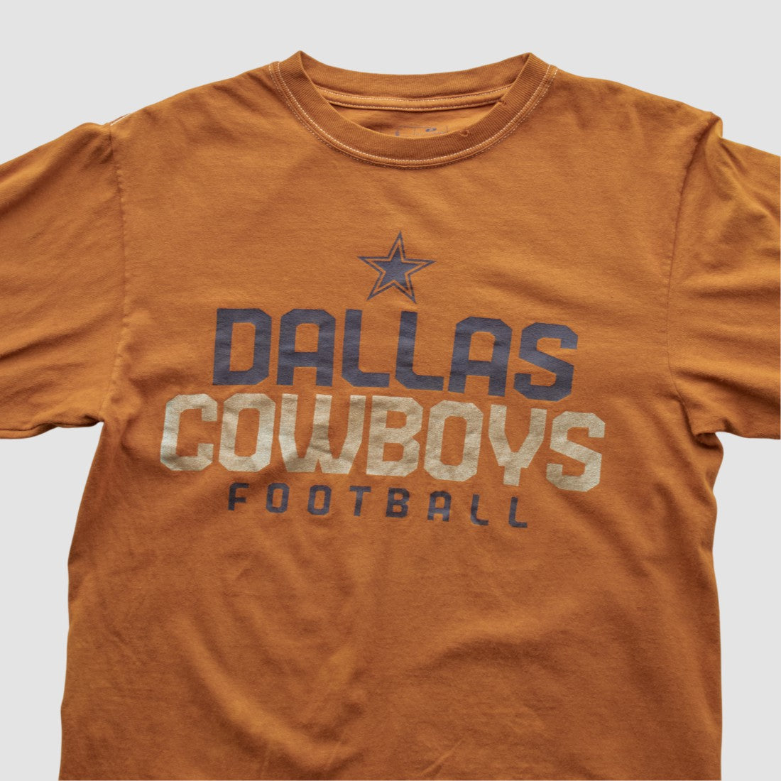 Fanatics Dallas Cowboys Team Edition Apparel 2000s Long Sleeve T-shirt Orange Vintage