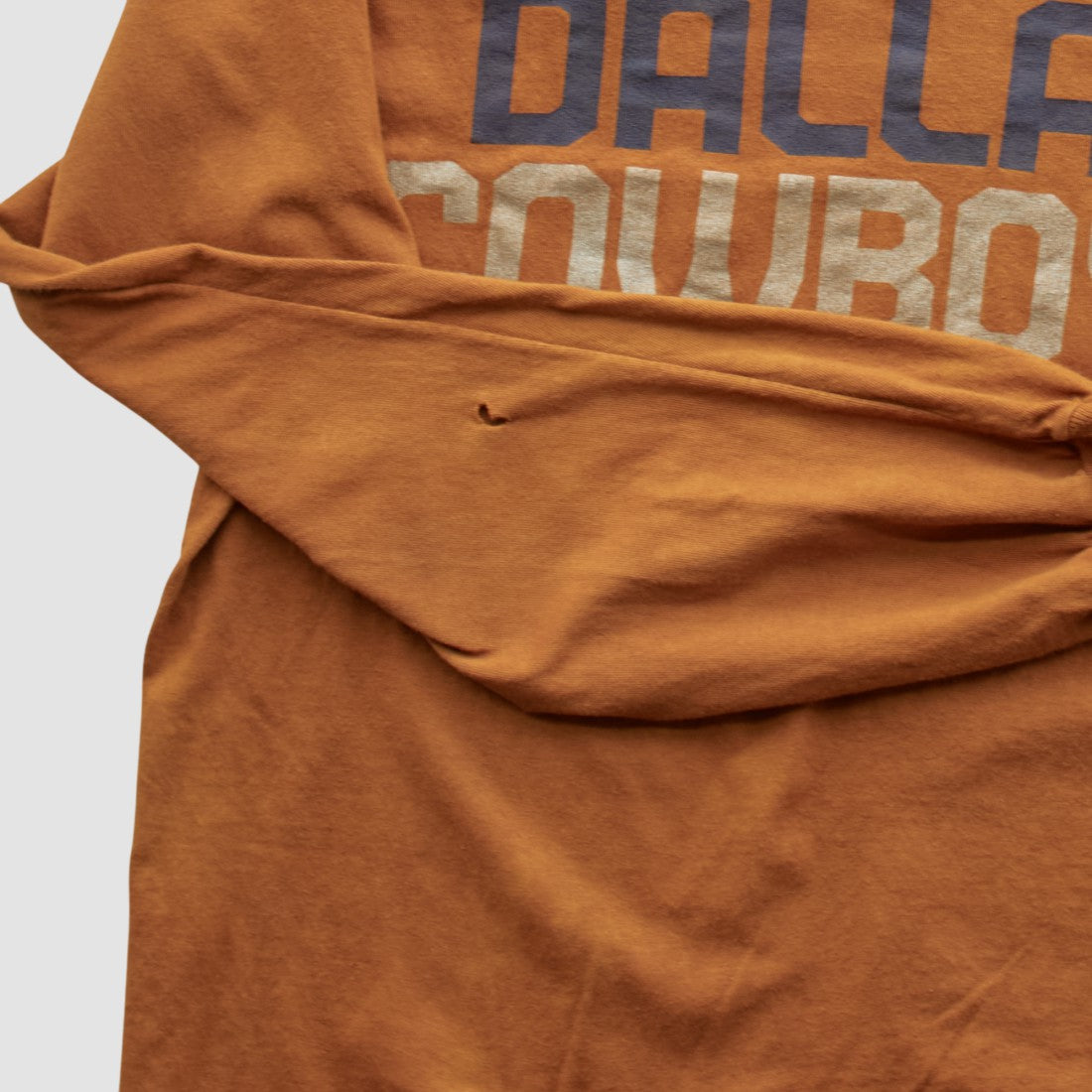 Fanatics Dallas Cowboys Team Edition Apparel 2000s Long Sleeve T-shirt Orange Vintage