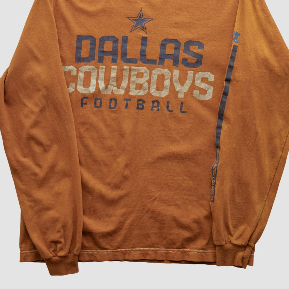 Fanatics Dallas Cowboys Team Edition Apparel 2000s Long Sleeve T-shirt Orange Vintage