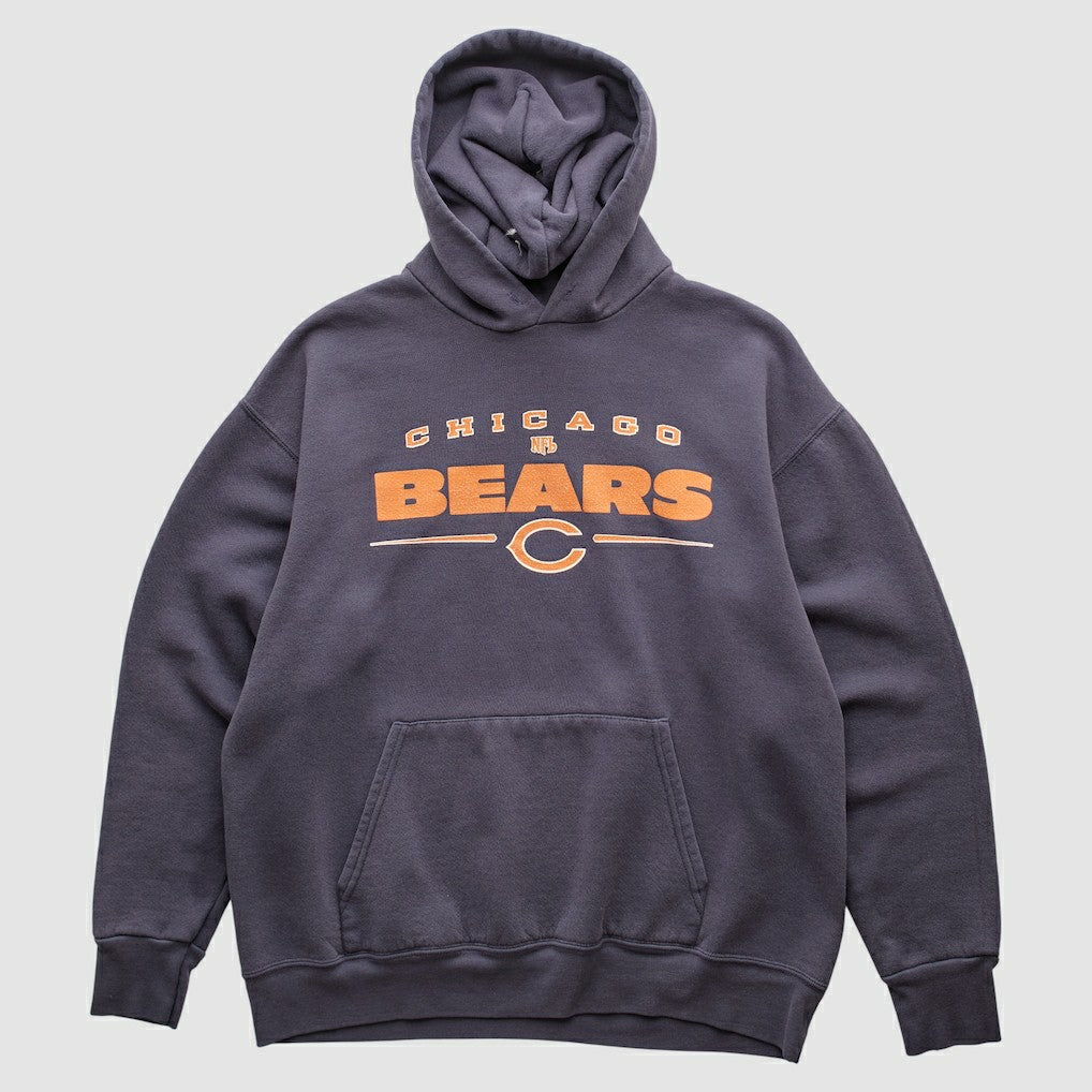 Fanatics Chicago Bears NFL 2000s Hooded Pullover Sweatshirt Charcoal Vintage