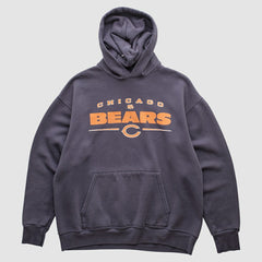 Fanatics Chicago Bears NFL 2000s Hooded Pullover Sweatshirt Charcoal Vintage