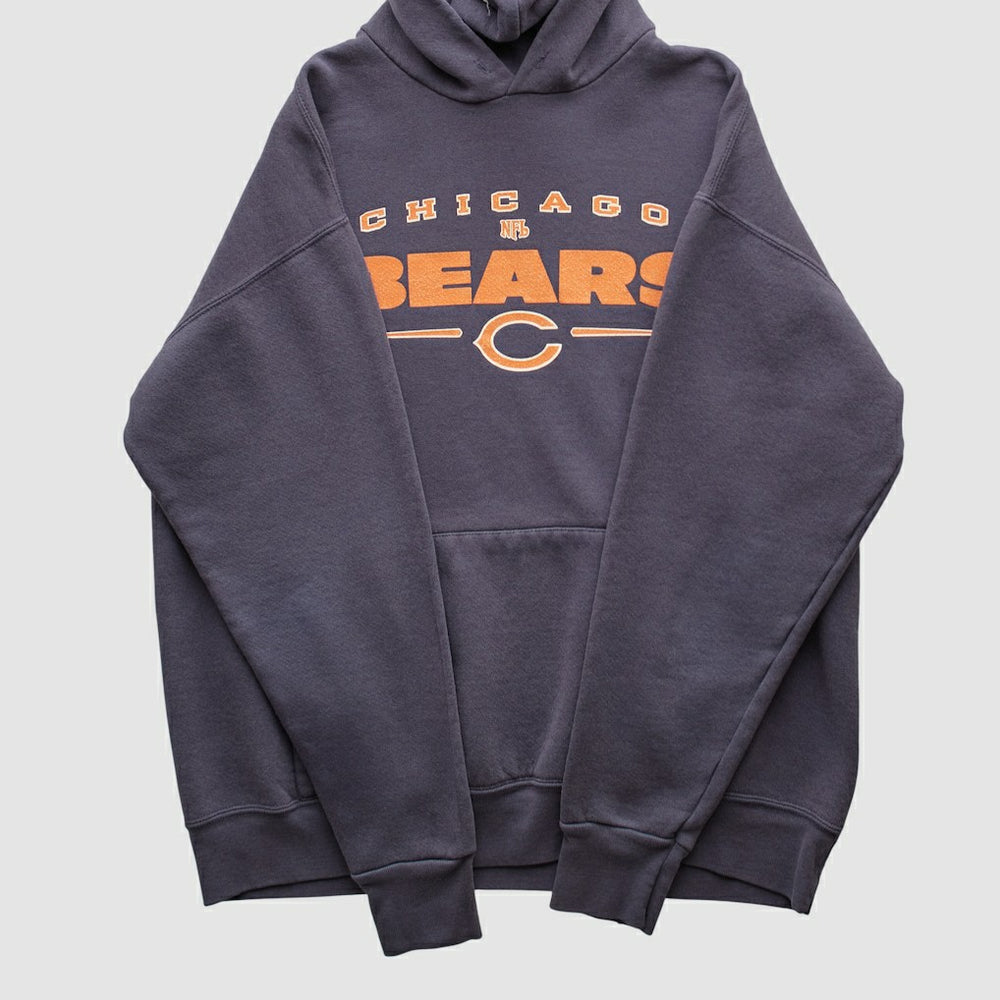 Fanatics Chicago Bears NFL 2000s Hooded Pullover Sweatshirt Charcoal Vintage