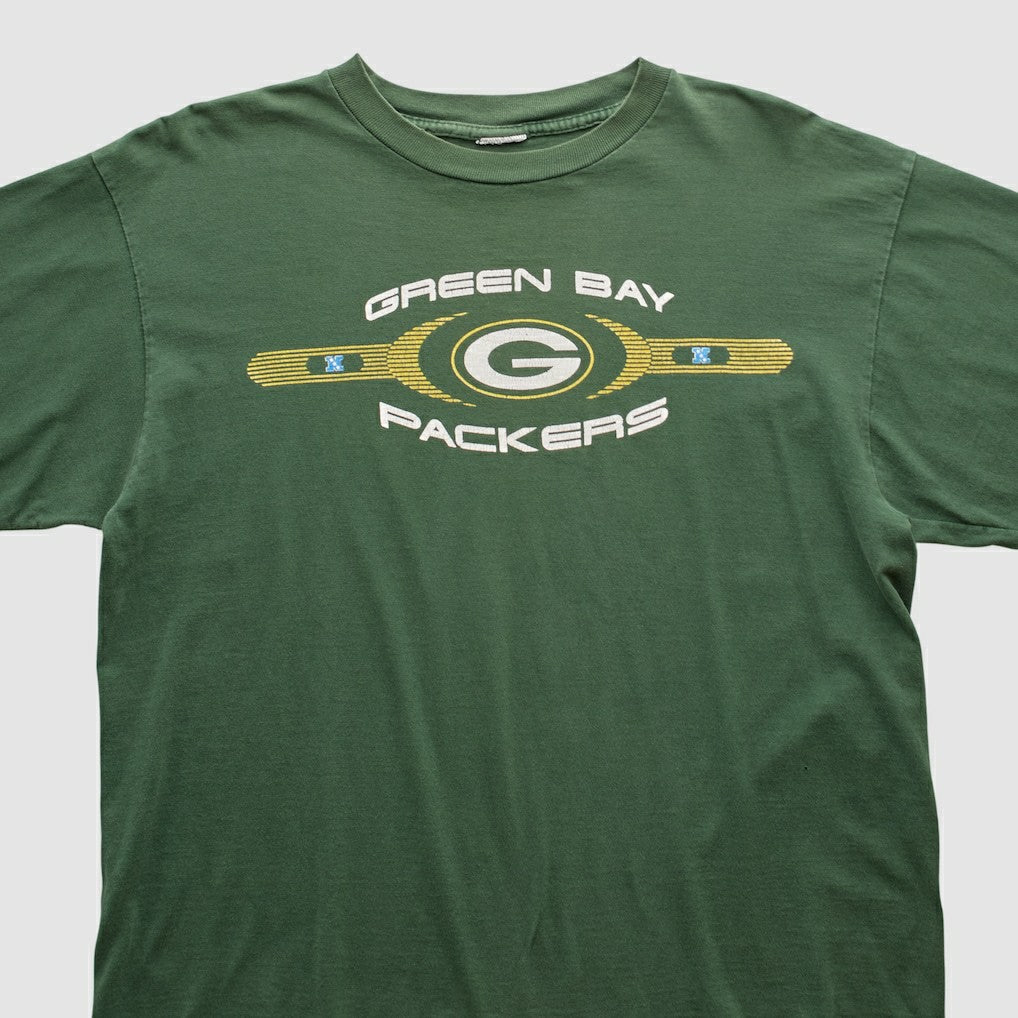 Fanatics Green Bay Packers 2000s Long Sleeve T-shirt Green Vintage