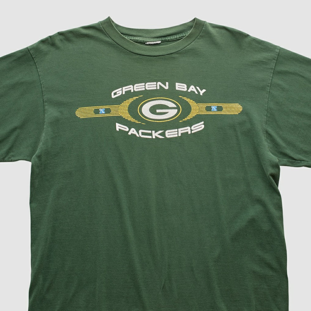 Fanatics Green Bay Packers 2000s Long Sleeve T-shirt Green Vintage