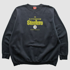 Fanatics Pittsburgh Steelers NFL 2000s Pullover Sweatshirt Black Vintage