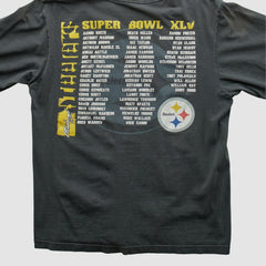 Fanatics Pittsburgh Steelers NFL 2011 Long Sleeve T-shirt Charcoal Vintage