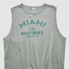 Fanatics Miami Dolphins Champion 2000s Tank Heather Gray Vintage