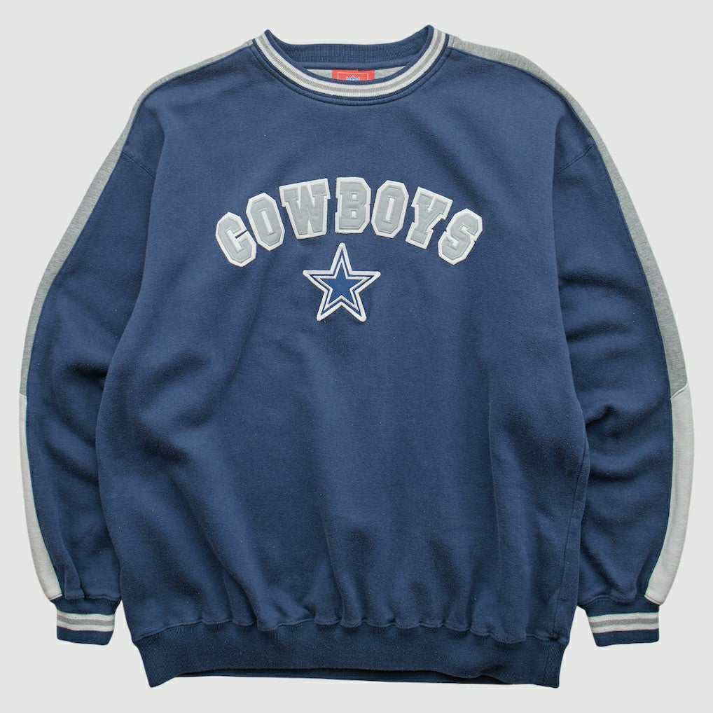 Fanatics Dallas Cowboys NFL 2000s Pullover Sweatshirt Navy Vintage