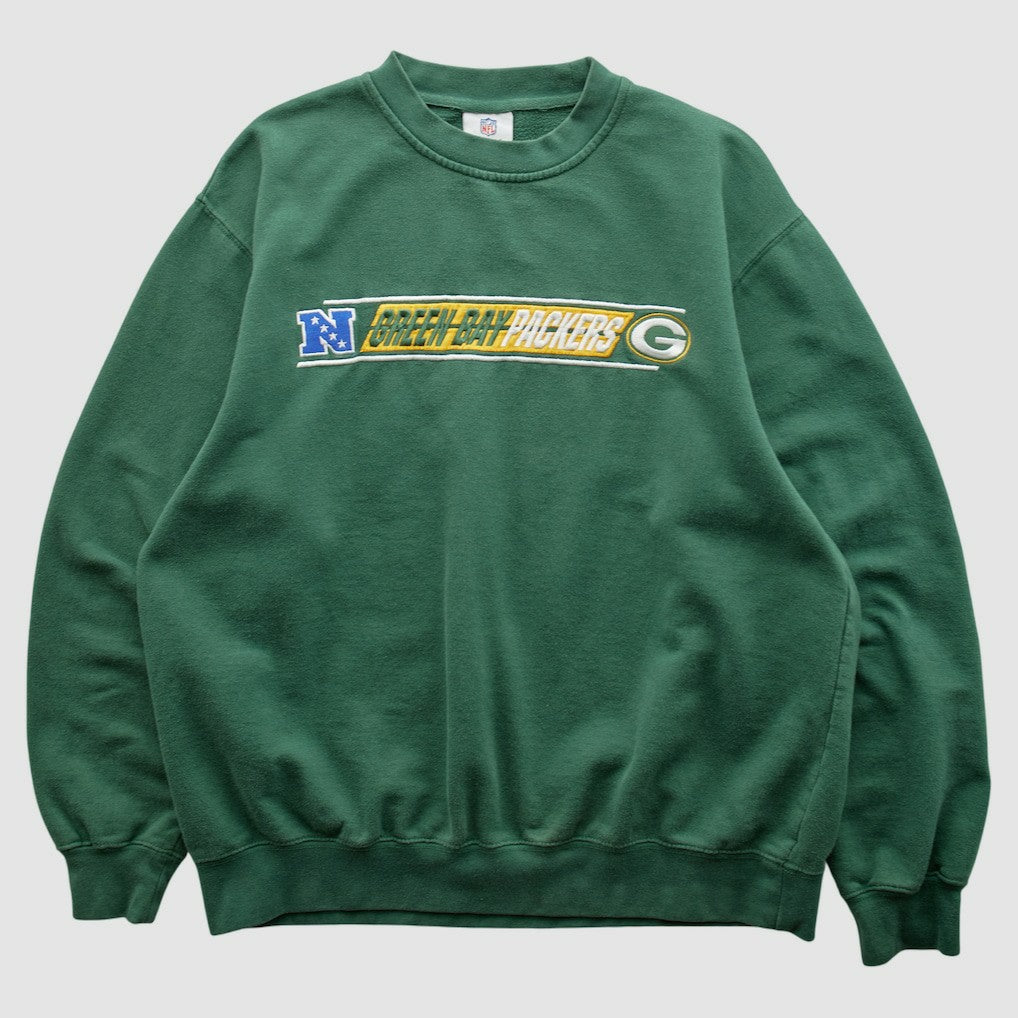 Fanatics Green Bay Packers NFL 2000s Pullover Sweatshirt Green Vintage