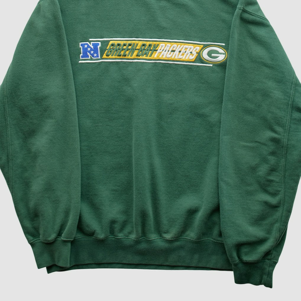 Fanatics Green Bay Packers NFL 2000s Pullover Sweatshirt Green Vintage