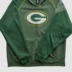 Fanatics Green Bay Packers NFL 2010s Hooded Pullover Sweatshirt Green Vintage