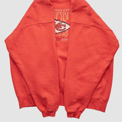Fanatics Kansas City Chiefs Galt Sand 90s Pullover Sweatshirt Red Vintage