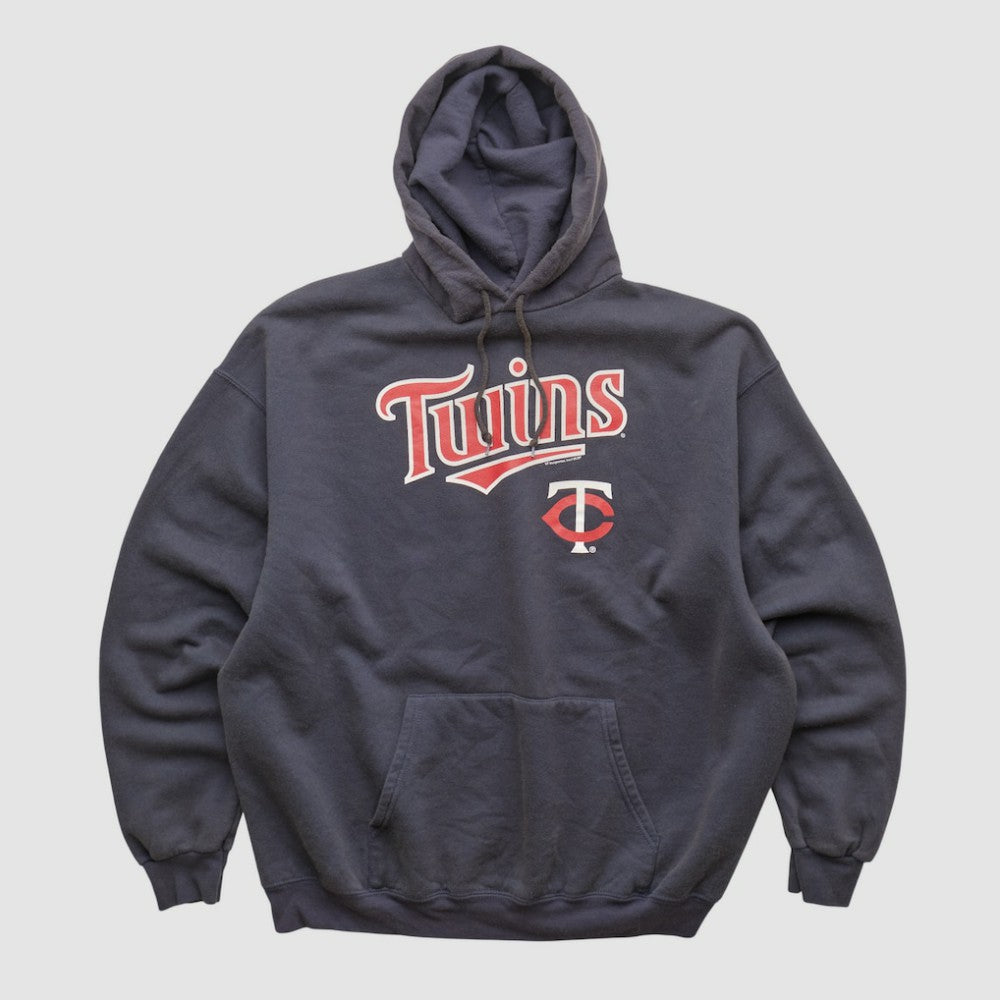 Minnesota Twins MLB 2000s Hooded Pullover Sweatshirt - Navy - XVintage - Fanatics Lifestyle