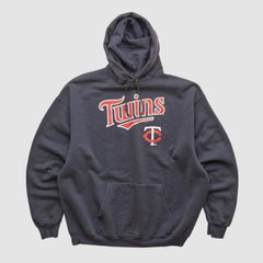 Minnesota Twins MLB 2000s Hooded Pullover Sweatshirt - Navy - XVintage - Fanatics Lifestyle