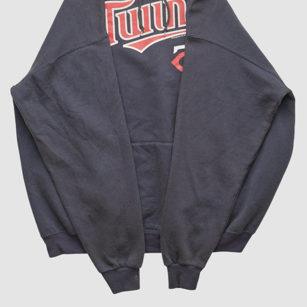 Minnesota Twins MLB 2000s Hooded Pullover Sweatshirt - Navy - XVintage - Fanatics Lifestyle