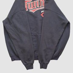 Minnesota Twins MLB 2000s Hooded Pullover Sweatshirt - Navy - XVintage - Fanatics Lifestyle