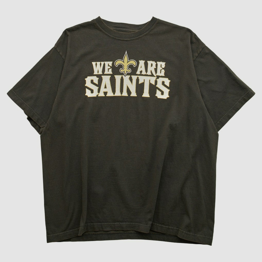 Fanatics New Orleans Saints Reebok 2000s T-shirt Black Vintage