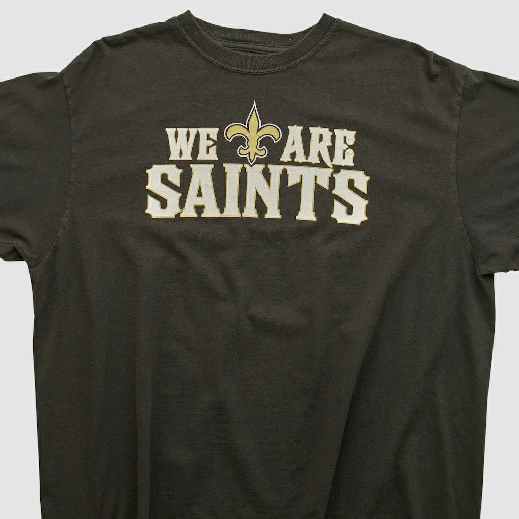 Fanatics New Orleans Saints Reebok 2000s T-shirt Black Vintage