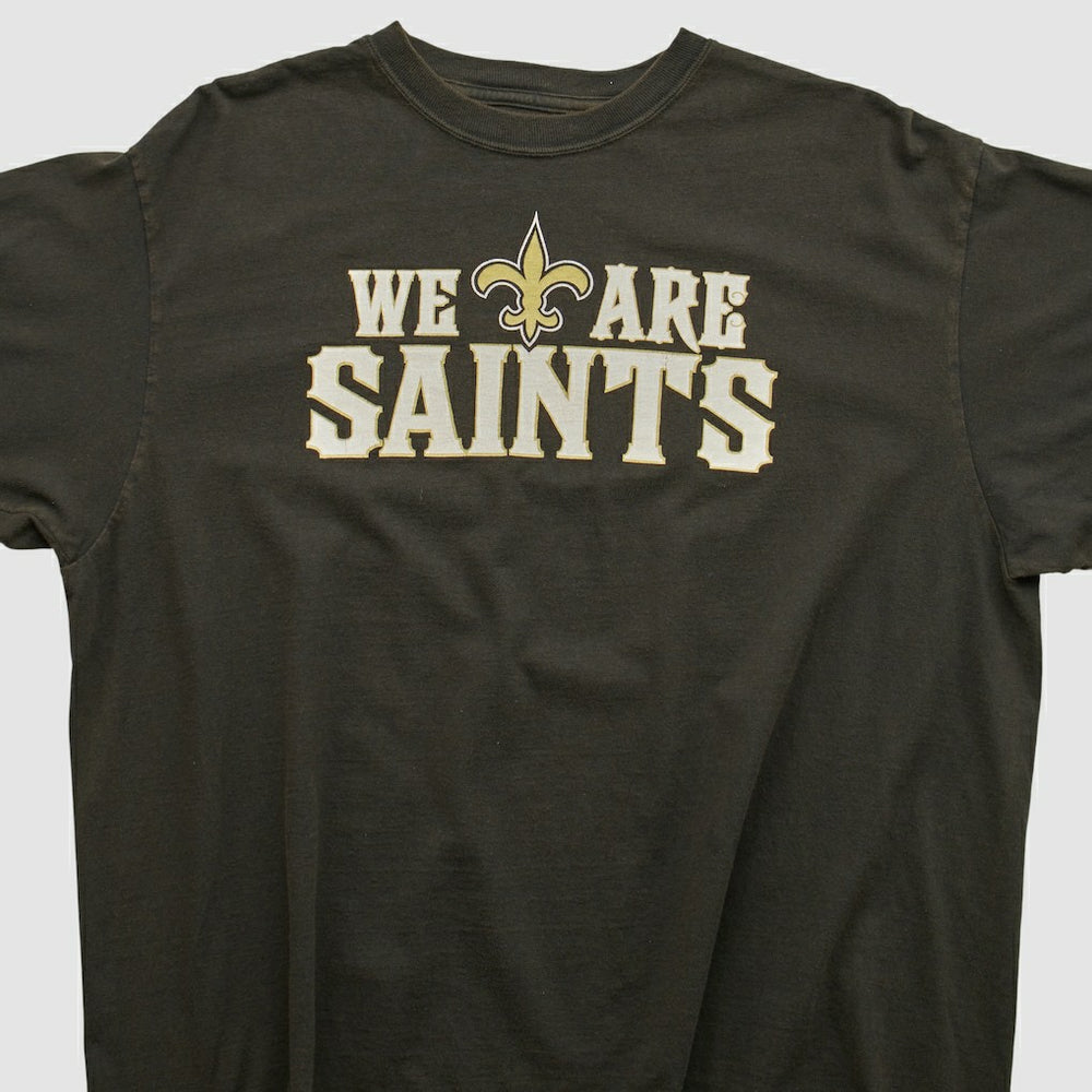 Fanatics New Orleans Saints Reebok 2000s T-shirt Black Vintage