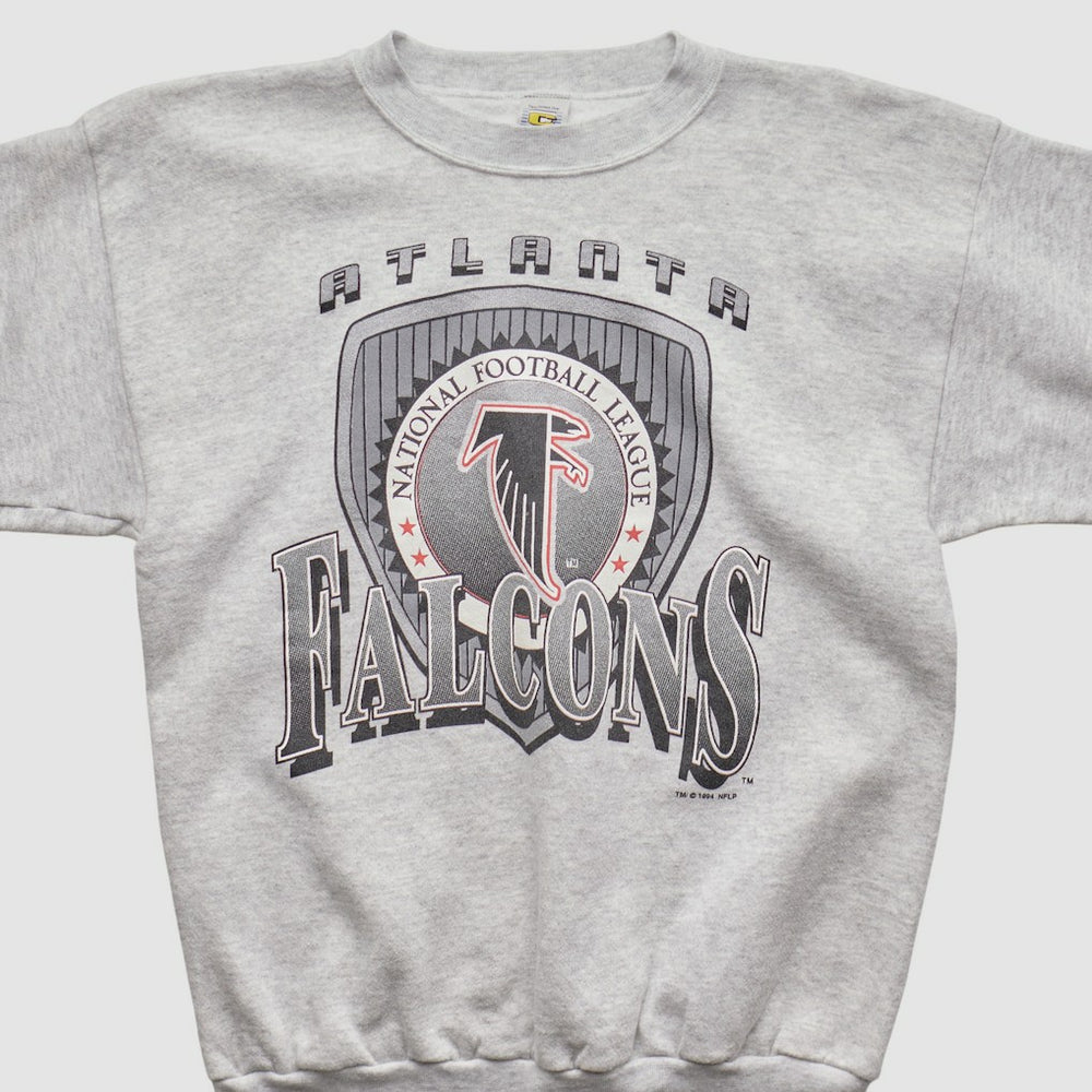 Fanatics Atlanta Falcons Competitor 1994 Pullover Sweatshirt Heather Gray Vintage