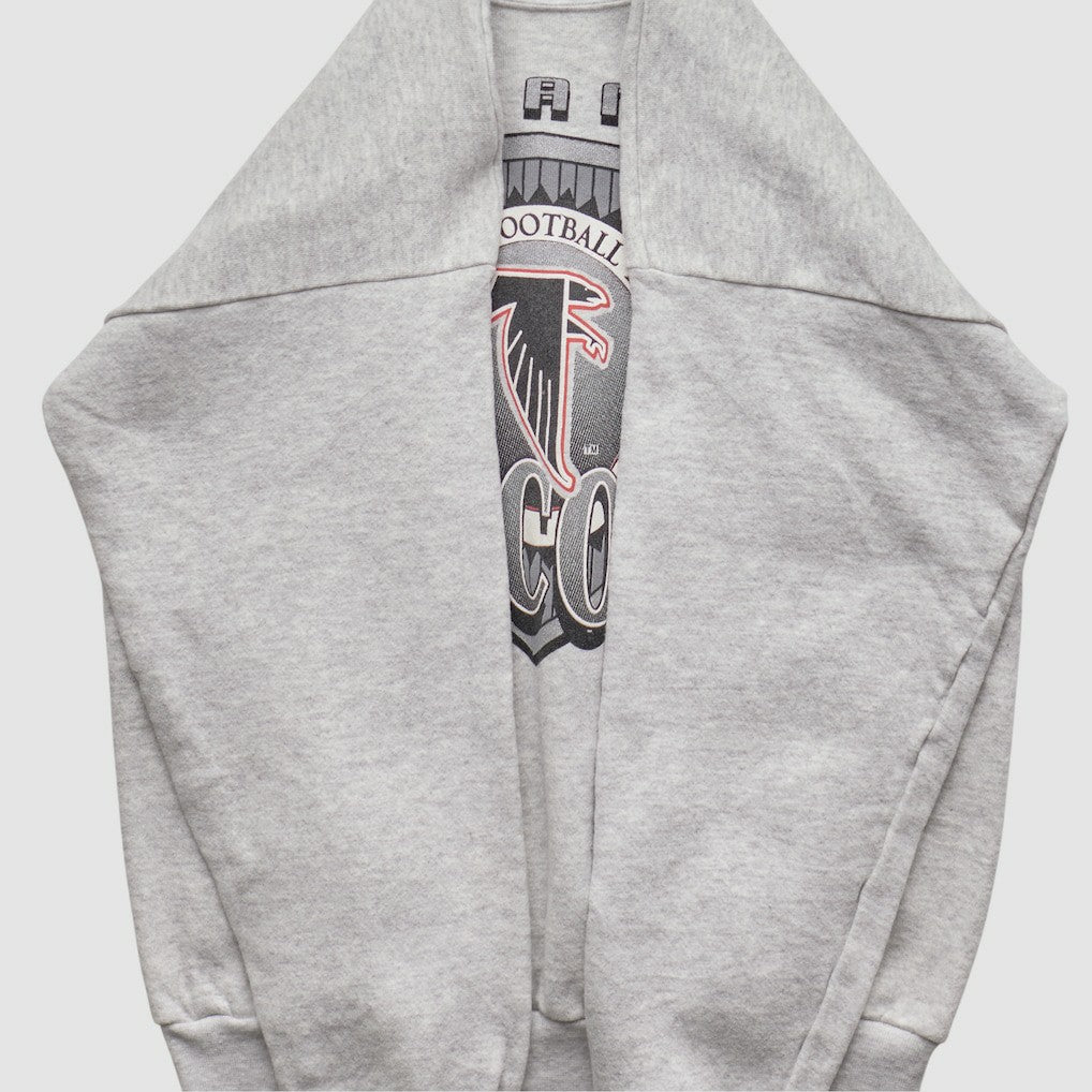 Fanatics Atlanta Falcons Competitor 1994 Pullover Sweatshirt Heather Gray Vintage