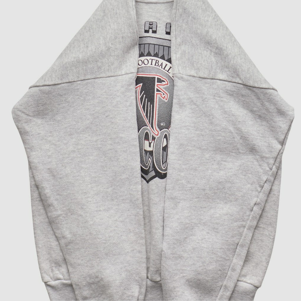 Fanatics Atlanta Falcons Competitor 1994 Pullover Sweatshirt Heather Gray Vintage