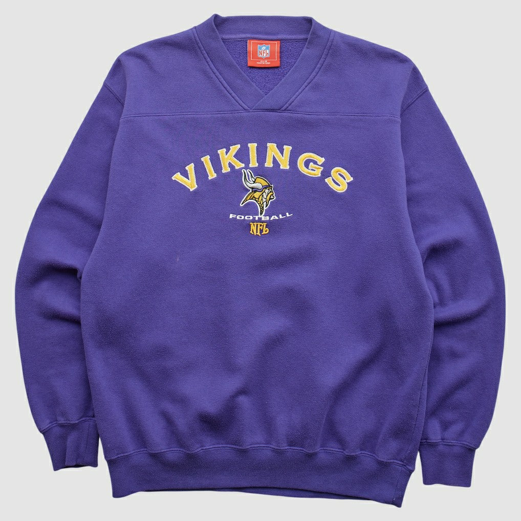 Fanatics Minnesota Vikings NFL 2000s Pullover Sweatshirt Purple Vintage