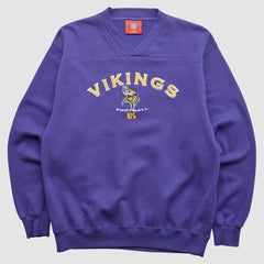 Fanatics Minnesota Vikings NFL 2000s Pullover Sweatshirt Purple Vintage