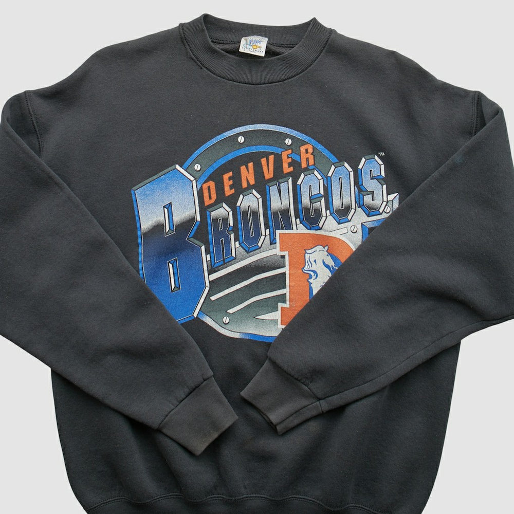 Fanatics Denver Broncos Fan Sportswear 1994 Pullover Sweatshirt Black Vintage