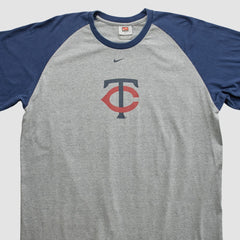 Minnesota Twins Nike 2000s T-shirt - Heather Gray - 3XVintage - Nike Lifestyle