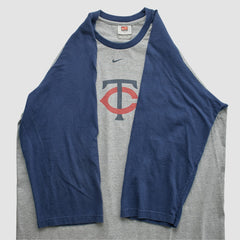 Minnesota Twins Nike 2000s T-shirt - Heather Gray - 3XVintage - Nike Lifestyle