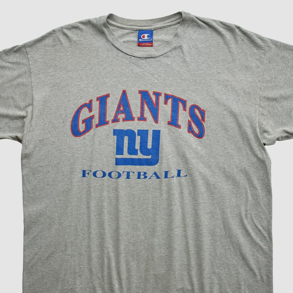 Fanatics New York Giants Champion 90s T-shirt Heather Gray Vintage