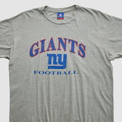Fanatics New York Giants Champion 90s T-shirt Heather Gray Vintage