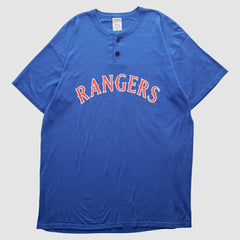Texas Rangers Majestic 2000s T-shirt - Blue - XVintage - Fanatics Lifestyle